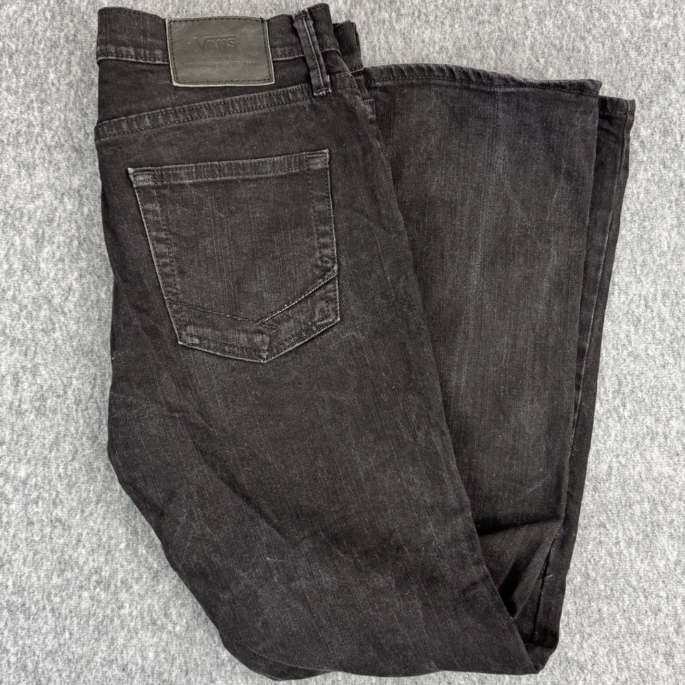 Vans V16 Slim Stretch Denim Faded Black Mens Jeans 31x30